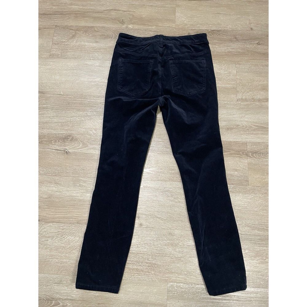 Anthropologie Pilcro Women's Size 27 Dark Navy Blue Corduroy High Rise Skinny - Picture 2 of 7